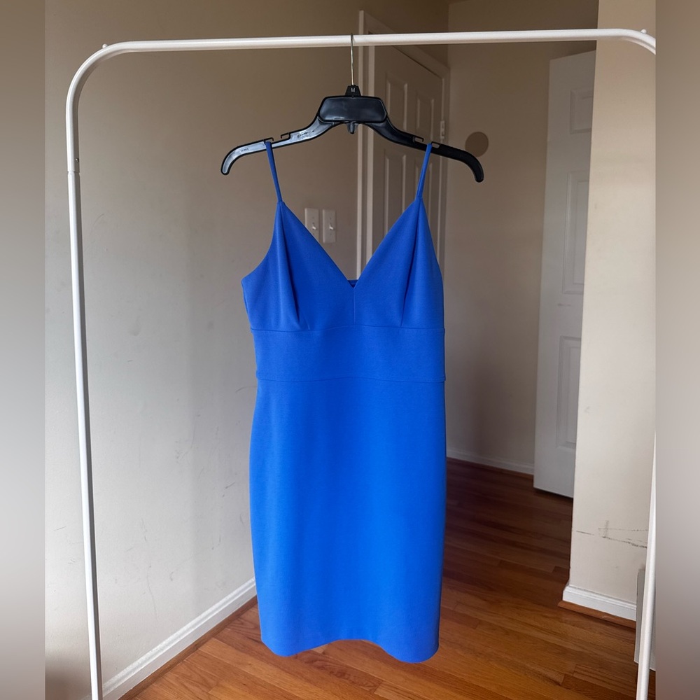 Express Blue Spaghetti Strap Dress